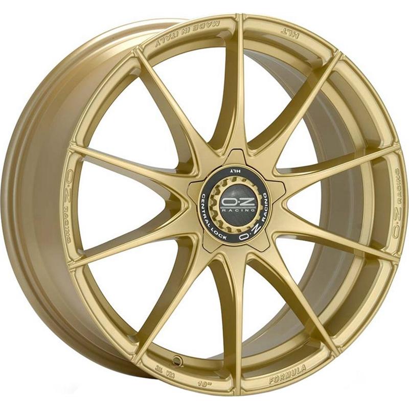 Cerchi in Lega OZ RACING Formula Hlt Race Gold 5 fori 18\" 8X18 ET48 5x100