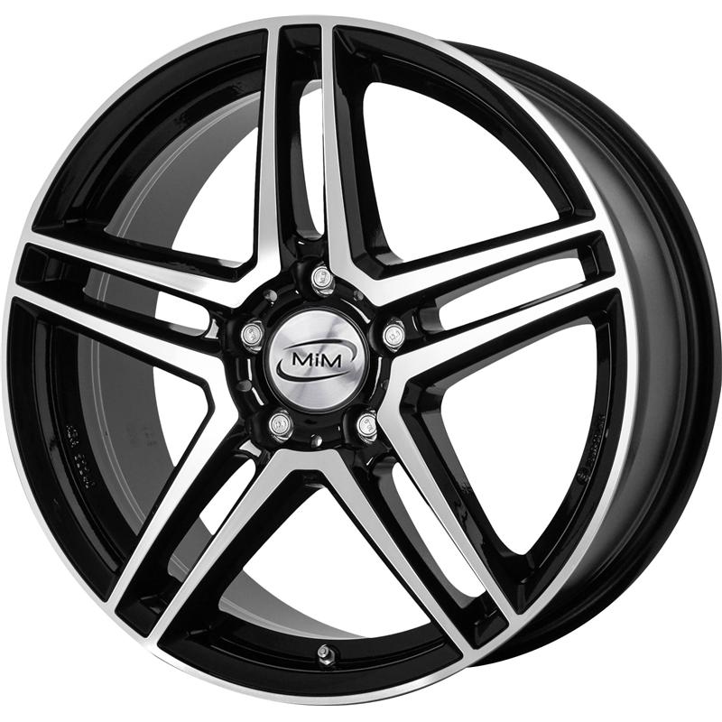 Cerchio RC DESIGN Rcd17 Black Polish 5 fori 17\" 6.5X17 ET49 5x112
