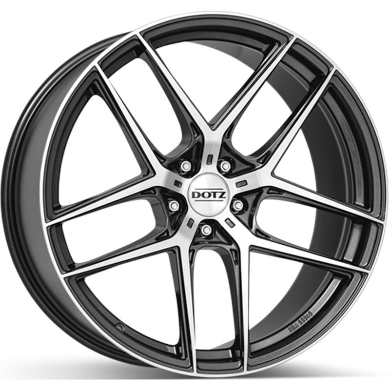 Cerchi in Lega DOTZ Lagunaseca Gun Metallic Mirror 5 fori 19\" 8X19 ET45 5x114.3