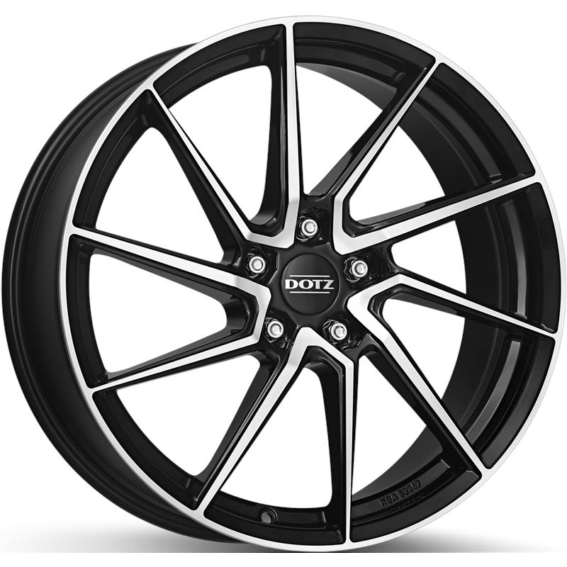 Cerchio DOTZ Spa Black Mirror 5 fori 18\" 8X18 ET40 5x112
