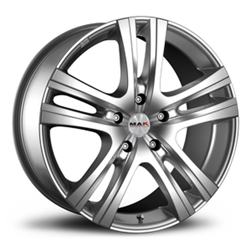Cerchi in Lega MAK Aria Silver 5 fori 16\" 6.5X16 ET66 5x130