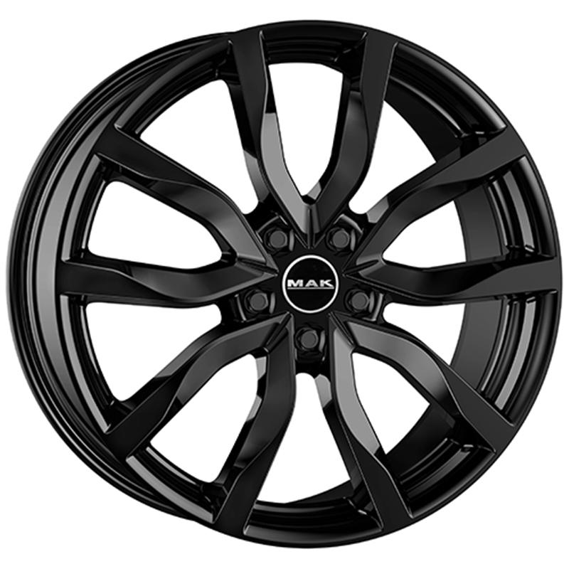 Cerchio MAK Highlands Glossy Black 5 fori 21\" 9X21 ET38.5 5x108
