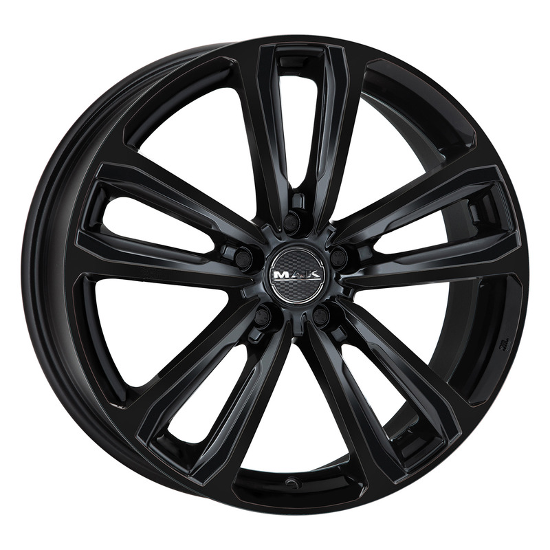 Cerchi in Lega MAK Magma Glossy Black 4 fori 15\" 6X15 ET40 4x100