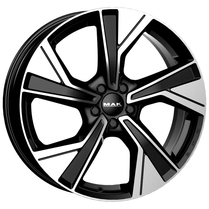 Cerchio MAK Malmoe Black Mirror 5 fori 19\" 9X19 ET53 5x108