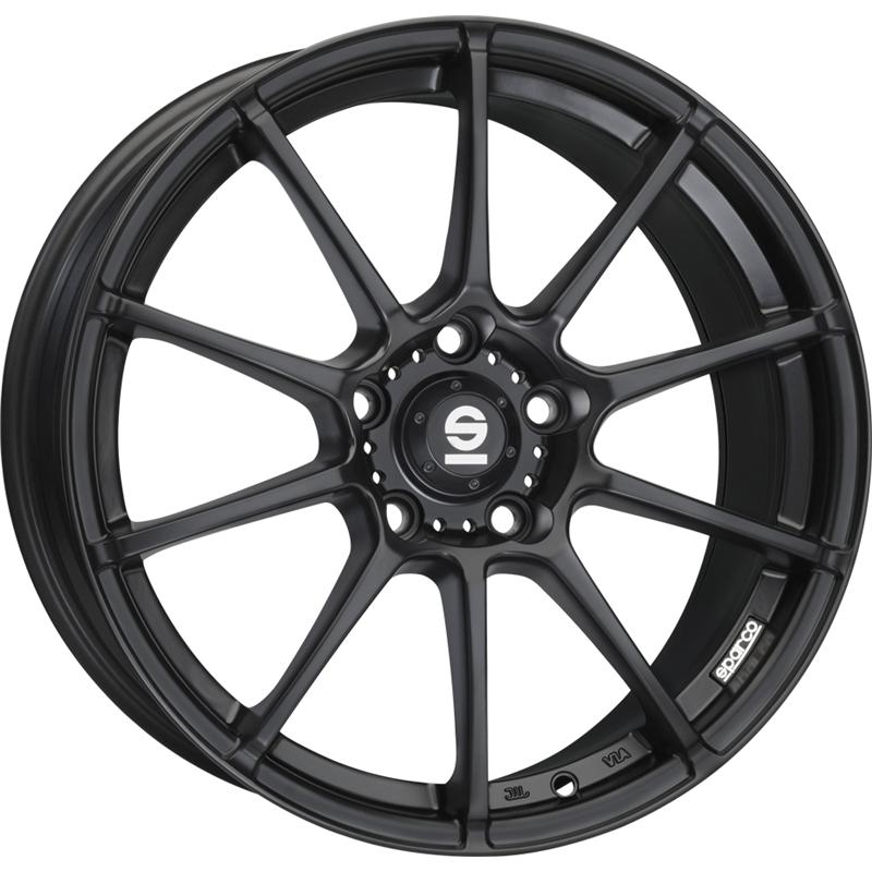 Cerchio SPARCO Assetto Gara Matt Black 5 fori 18\" 8X18 ET48 5x112