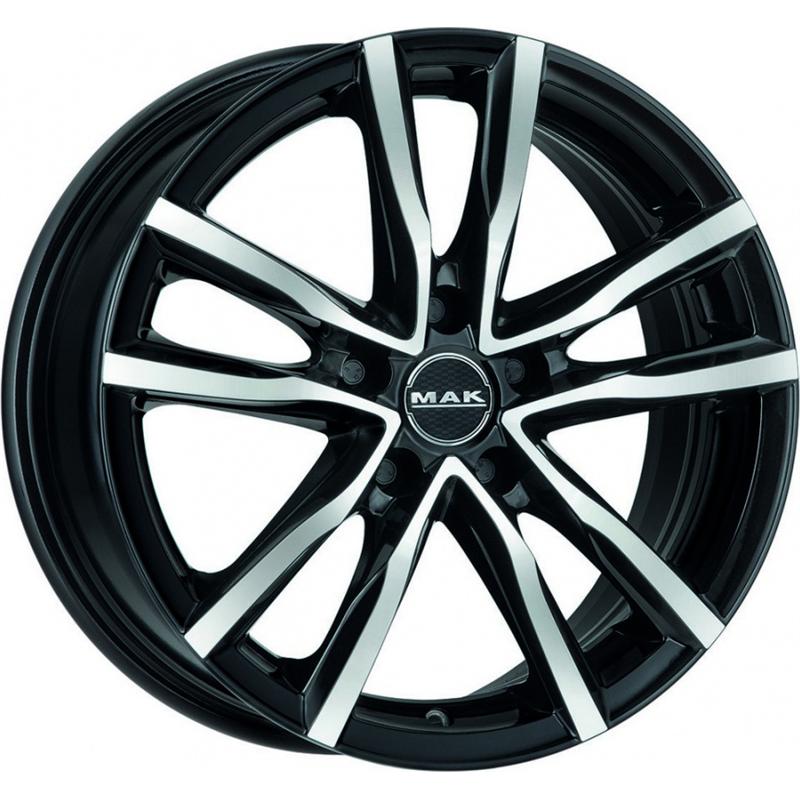 Cerchi in Lega MAK Milano Black Mirror 5 fori 17\" 8X17 ET40 5x110