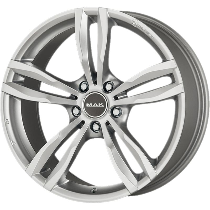 Cerchi in Lega MAK Luft Silver 5 fori 19\" 8X19 ET40 5x120
