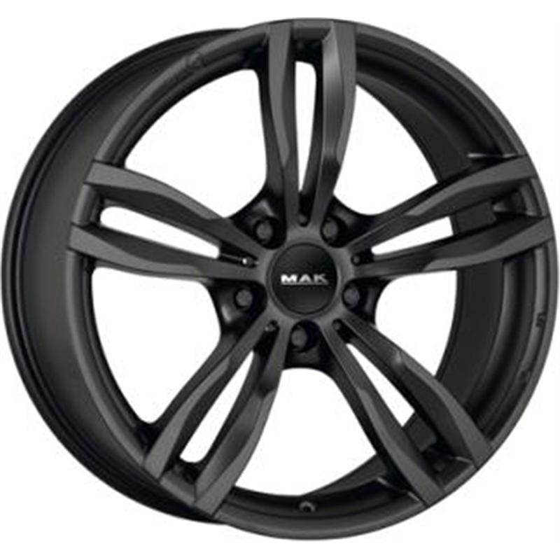 Cerchi in Lega MAK Luft Matt Black 5 fori 18\" 9X18 ET44 5x120