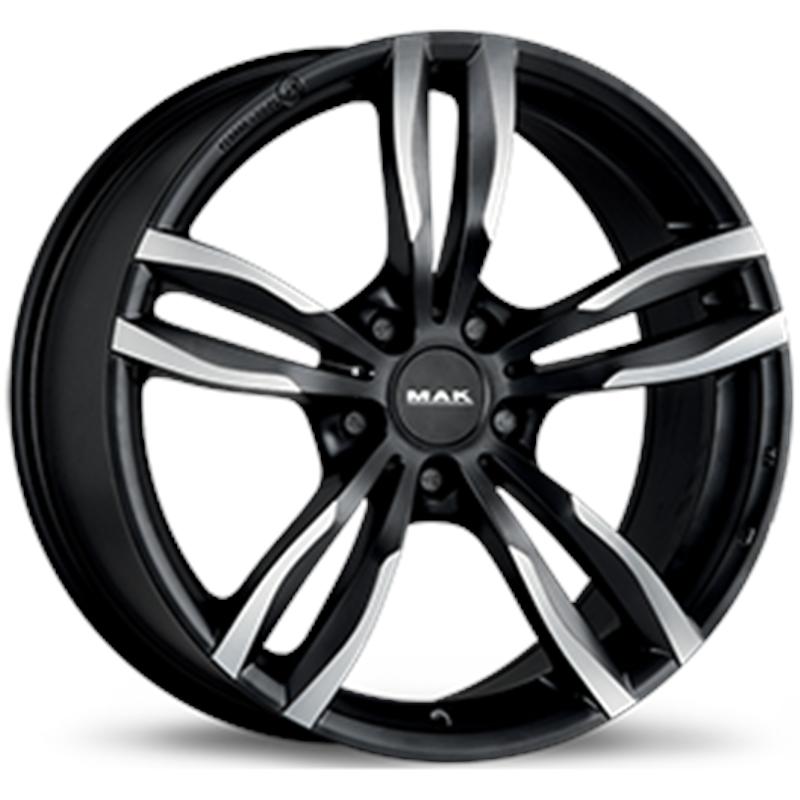 Cerchi in Lega MAK Luft Ice Black 5 fori 19\" 9.5X19 ET48 5x120