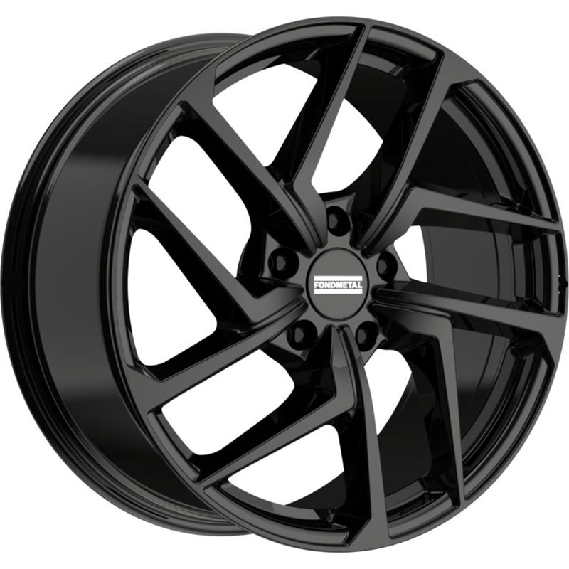 Cerchio FONDMETAL Taara Glossy Black 5 fori 19\" 8X19 ET44 5x112