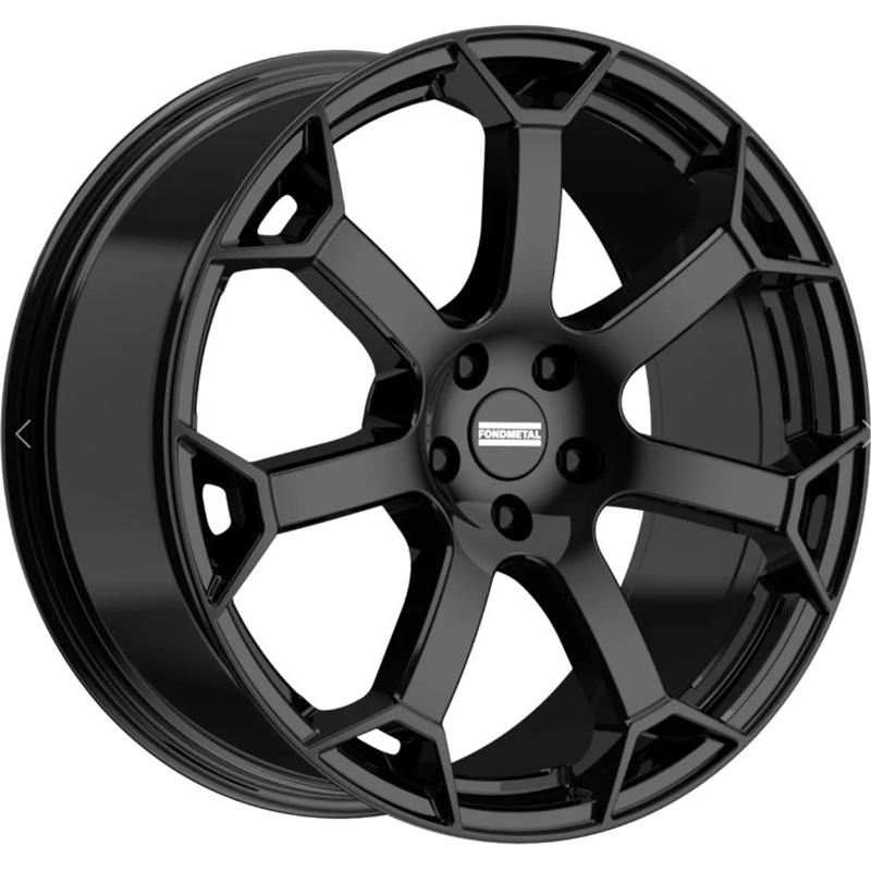 Cerchio FONDMETAL Zephyrus Glossy Black 5 fori 19\" 8.5X19 ET21 5x112