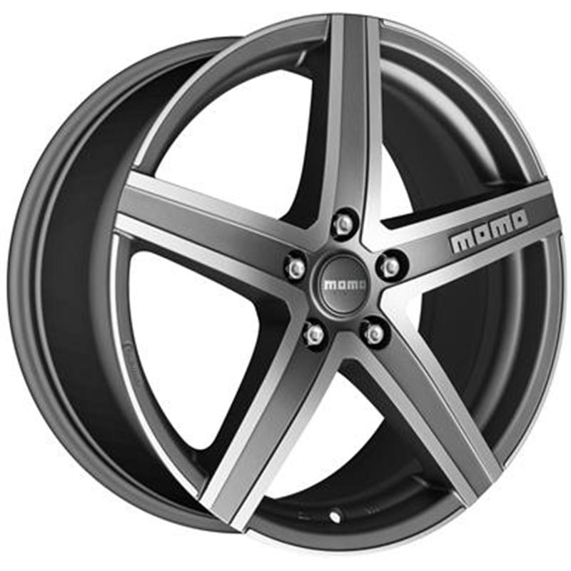Cerchi in Lega MOMO WHEELS Hyperstar Evo Matt Anthracite Polished 4 fori 15\" 6X15 ET23 4x108