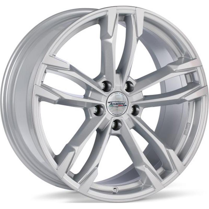 Cerchio ARCASTING Giorgione Silver 5 fori 19\" 7.5X19 ET48 5x112