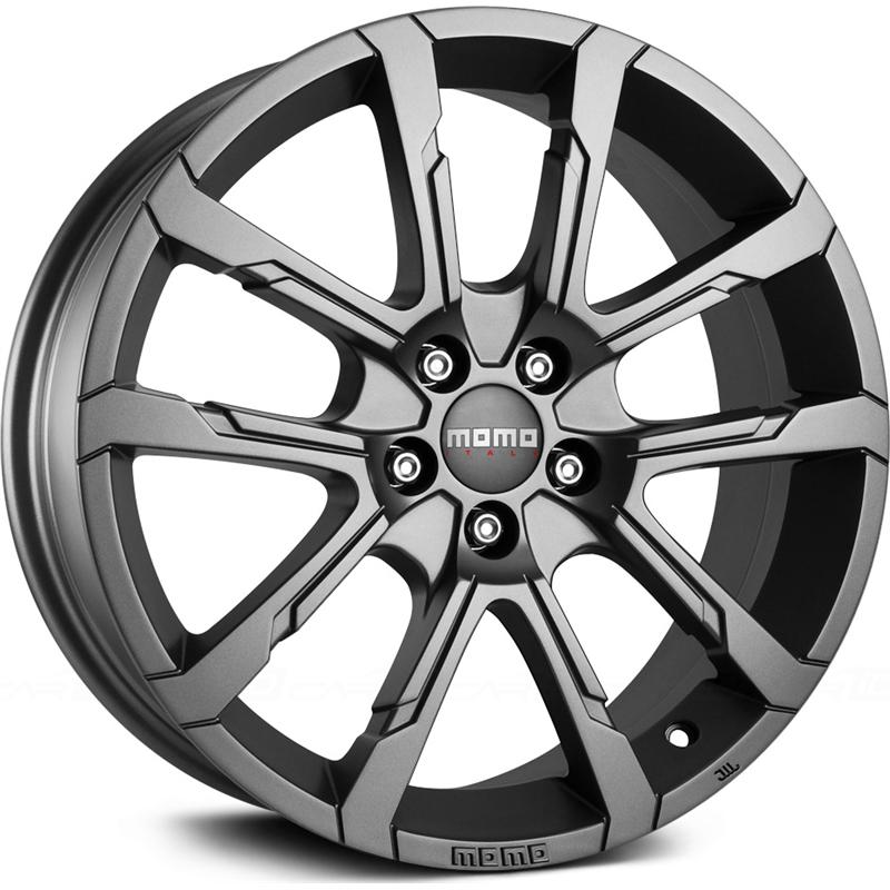 Cerchi in Lega MOMO WHEELS Quantum Matt Anthracite 4 fori 17\" 7X17 ET25 4x108