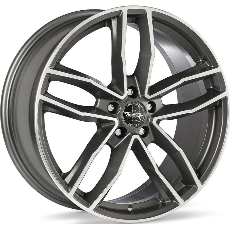 Cerchio ARCASTING Canova Antracite Diamante Lucido 5 fori 19\" 8.5X19 ET45 5x114.3