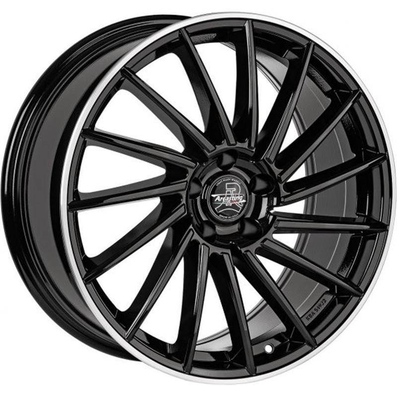 Cerchio ARCASTING Gotica Black Lip Polished 5 fori 19\" 8.5X19 ET45 5x114.3