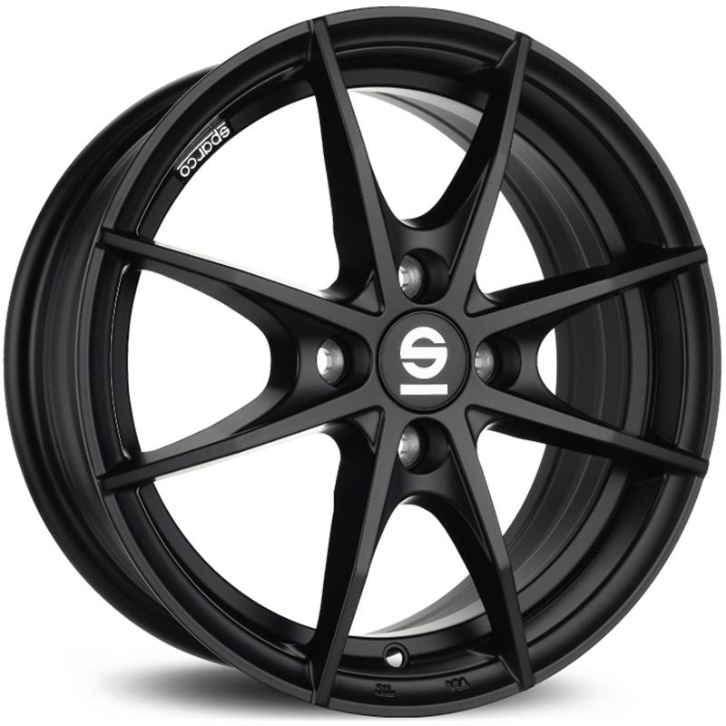 Cerchio SPARCO Trofeo 4 Matt Black 4 fori 16\" 6.5X16 ET37 4x100