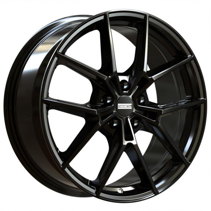 Cerchio FONDMETAL Iupiter Glossy Black 5 fori 18\" 8X18 ET34 5x112