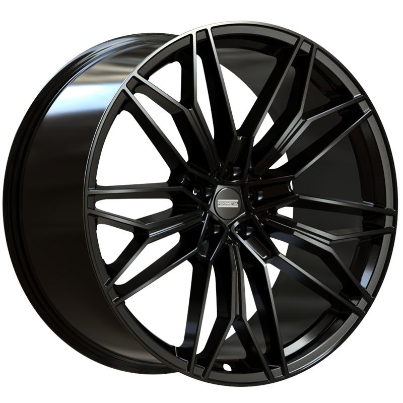 Cerchi in Lega FONDMETAL StC-23 Glossy Black 5 fori 23\" 10X23 ET45 5x112