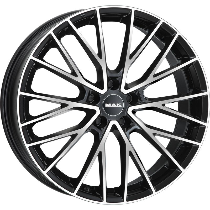 Cerchio MAK Speciale Black Mirror 5 fori 20\" 8.5X20 ET40 5x114.3