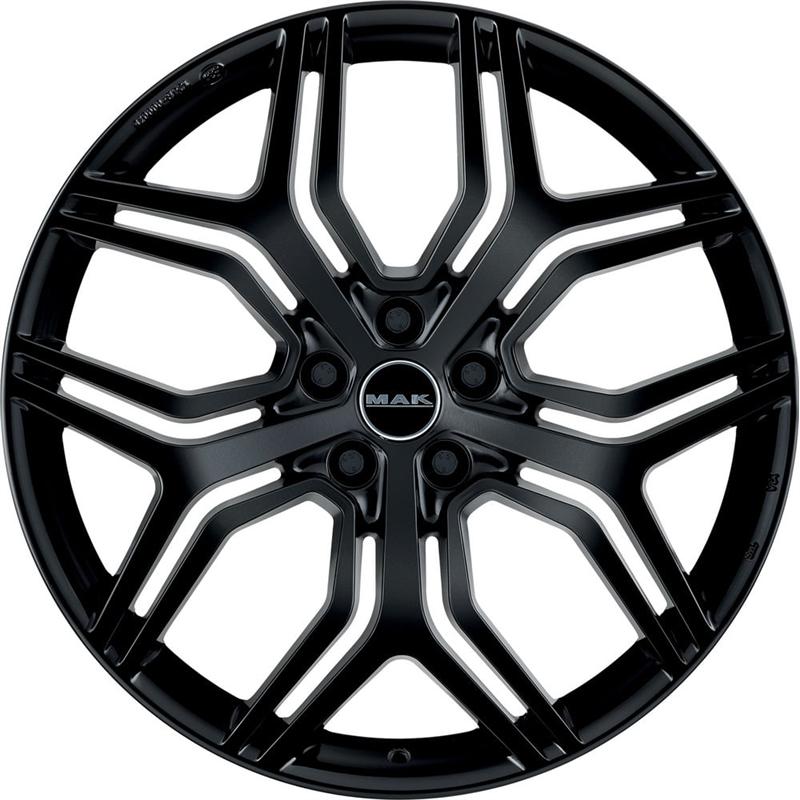 Cerchi in Lega MAK Kingdom Glossy Black 5 fori 20\" 8.5X20 ET42 5x108