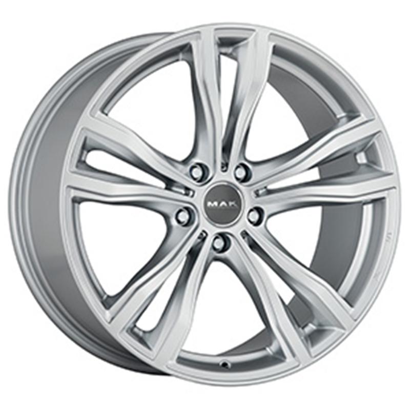 Cerchi in Lega MAK X-Mode Silver 5 fori 20\" 10.5X20 ET40 5x112