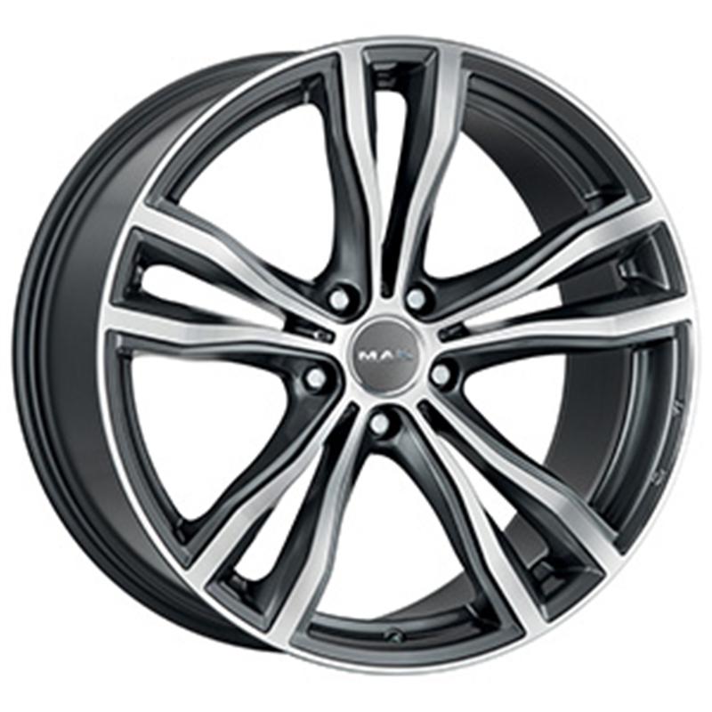 Cerchio MAK X-Mode Gun Metallic Mirror 5 fori 19\" 9X19 ET18 5x120