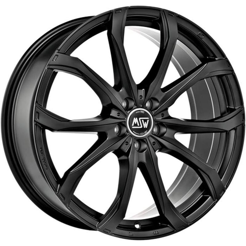 Cerchio MSW Msw 48 Matt Black 5 fori 19\" 8X19 ET45 5x114.3
