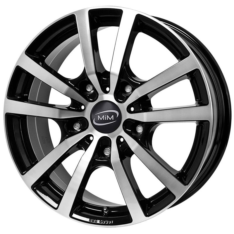 Cerchio RC DESIGN Rc25 Black Polish 5 fori 18\" 7.5X18 ET45 5x120