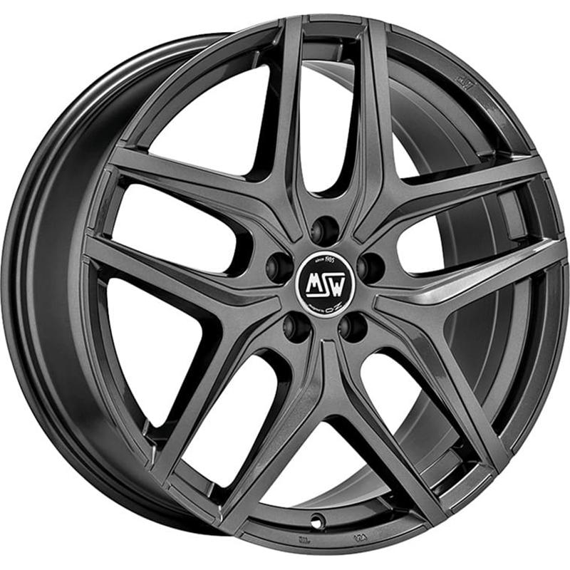 Cerchio MSW Msw 40 Van Gloss Dark Grey 5 fori 16\" 6.5X16 ET55 5x160