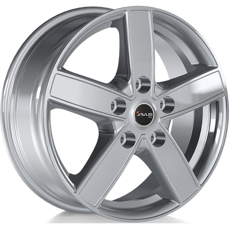 Cerchio AVUS AC-V51 Hyper Silver 5 fori 17\" 7X17 ET45 5x114.3