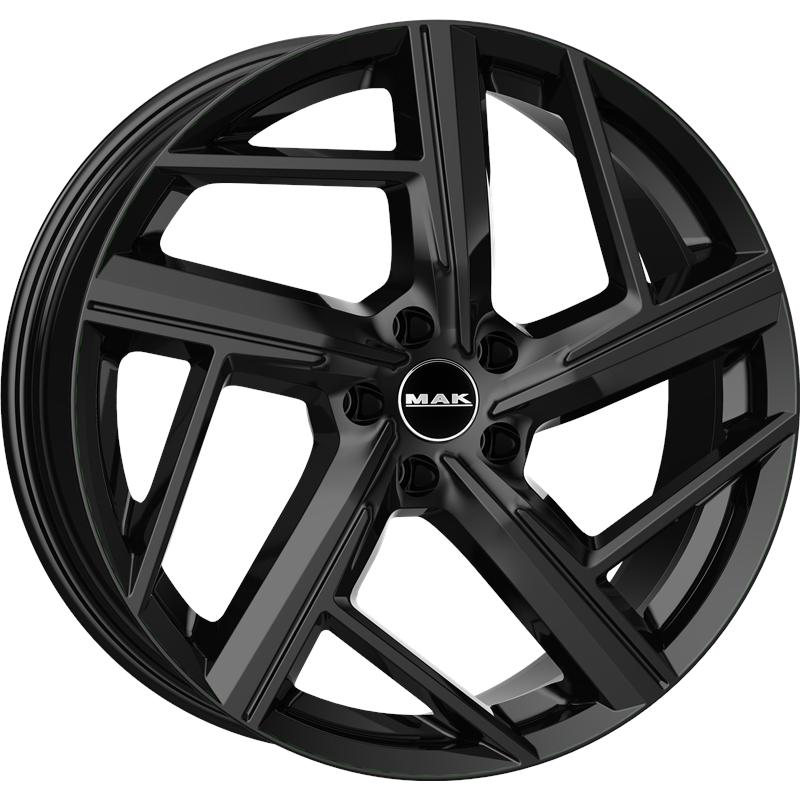 Cerchio MAK Qvattro Glossy Black 5 fori 18\" 8X18 ET26 5x112