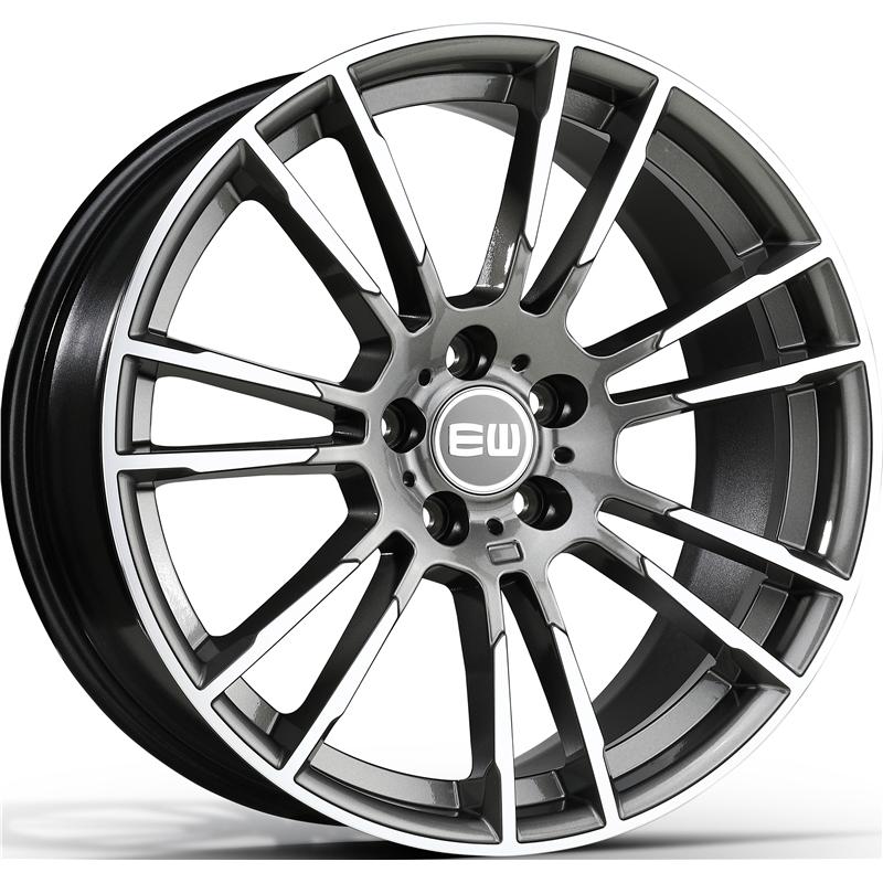 Cerchio EW Ew01 Stargaze Palladium Polished 5 fori 19\" 8.5X19 ET30 5x112