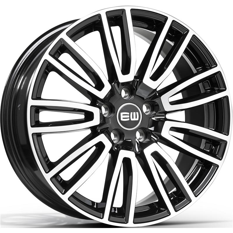 Cerchio EW Ew07 Vanity Black Polished 5 fori 19\" 8.5X19 ET45 5x120