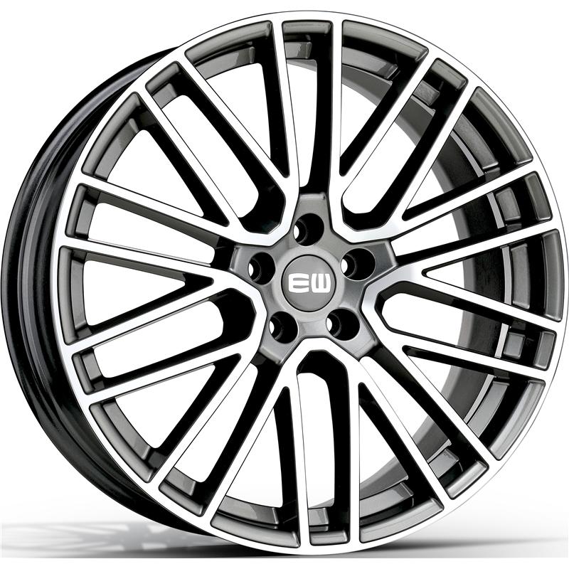 Cerchio EW Ew08 Titanium Palladium Polished 5 fori 20\" 9X20 ET45 5x108
