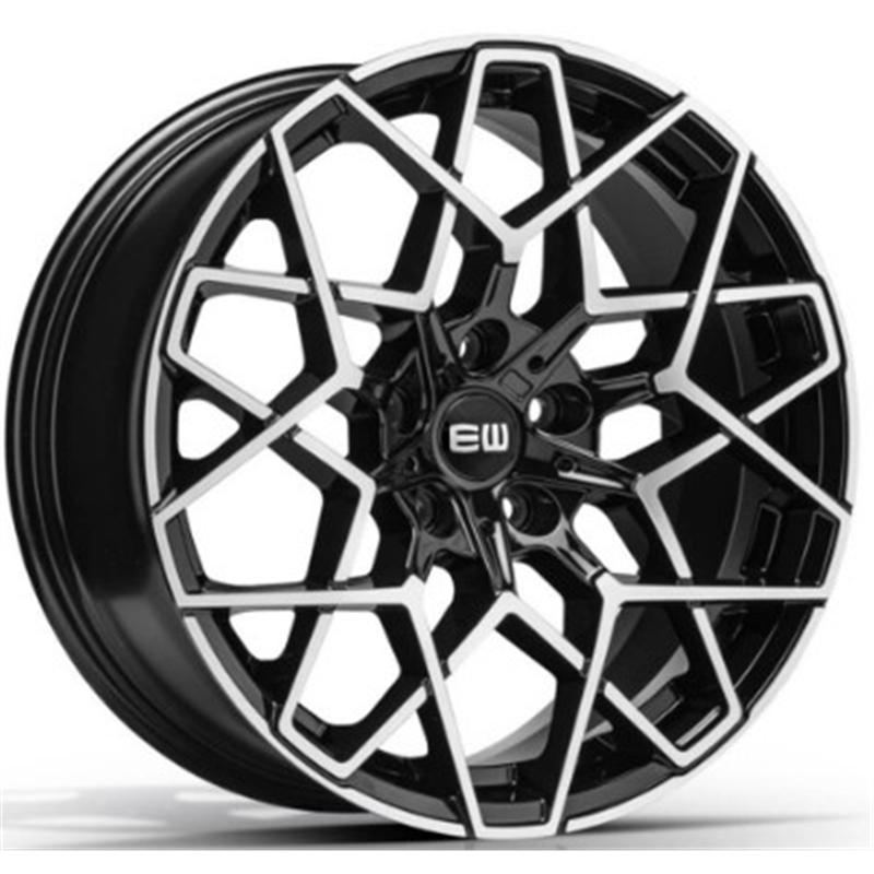 Cerchio EW Ew14 Performance Black Polished 5 fori 19\" 9.5X19 ET40 5x112