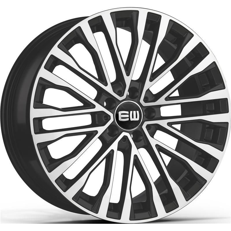 Cerchio EW Ew19 Sirius Black Polished 5 fori 19\" 8.5X19 ET32 5x112