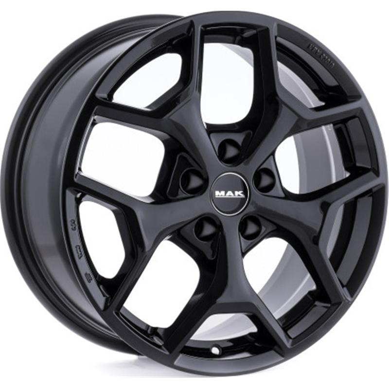 Cerchi in Lega MAK Liberty Matt Black 5 fori 18\" 7.5X18 ET39 5x110