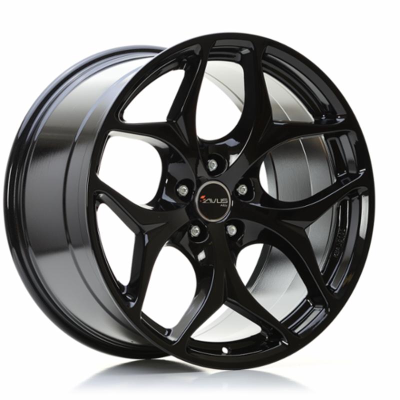 Cerchi in Lega AVUS AC-Mb2 Black 5 fori 20\" 9X20 ET32 5x110