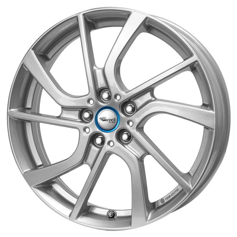 Cerchio BROCK Eb1 Kristal Silver 5 fori 19\" 5X19 ET43 5x112