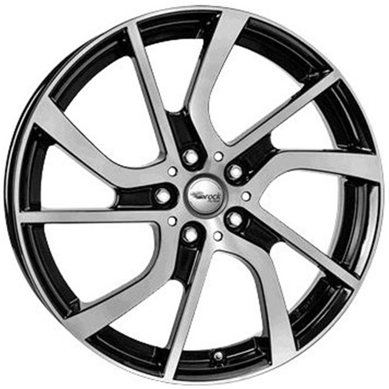 Cerchio BROCK Eb1 Black Polish 5 fori 19\" 5X19 ET43 5x112