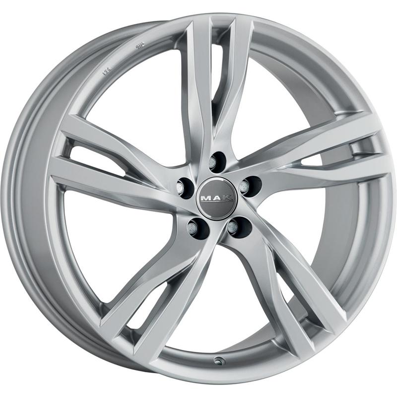 Cerchi in Lega MAK Stockholm Silver 5 fori 17\" 7.5X17 ET55 5x108