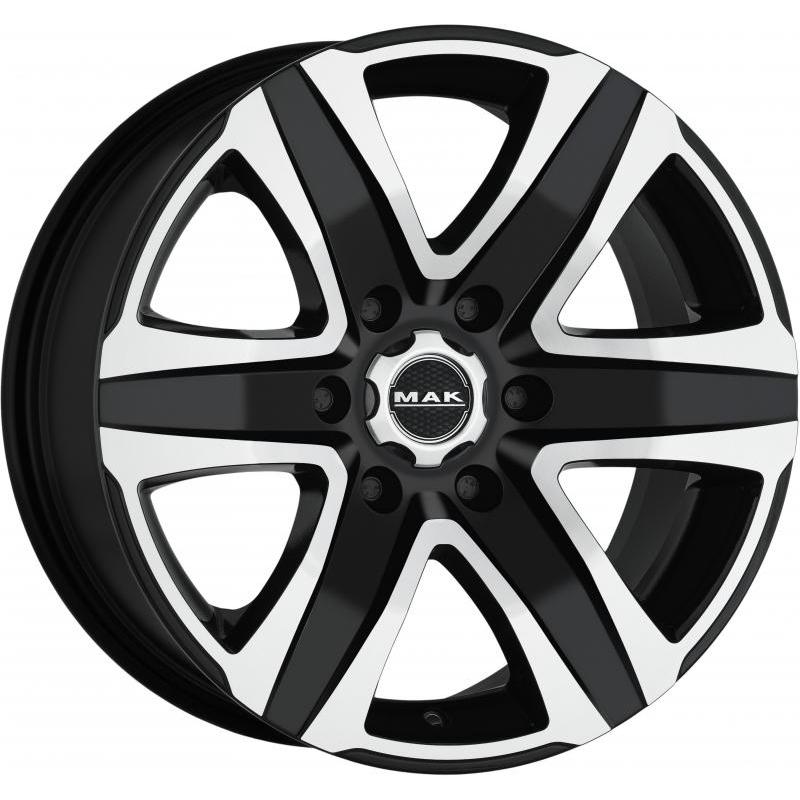 Cerchio MAK Stone 6 Black Mirror 6 fori 20\" 8.5X20 ET45 6x139.7