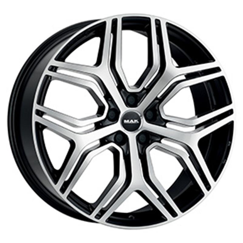 Cerchi in Lega MAK Kingdom Black Mirror 5 fori 20\" 8.5X20 ET42 5x108