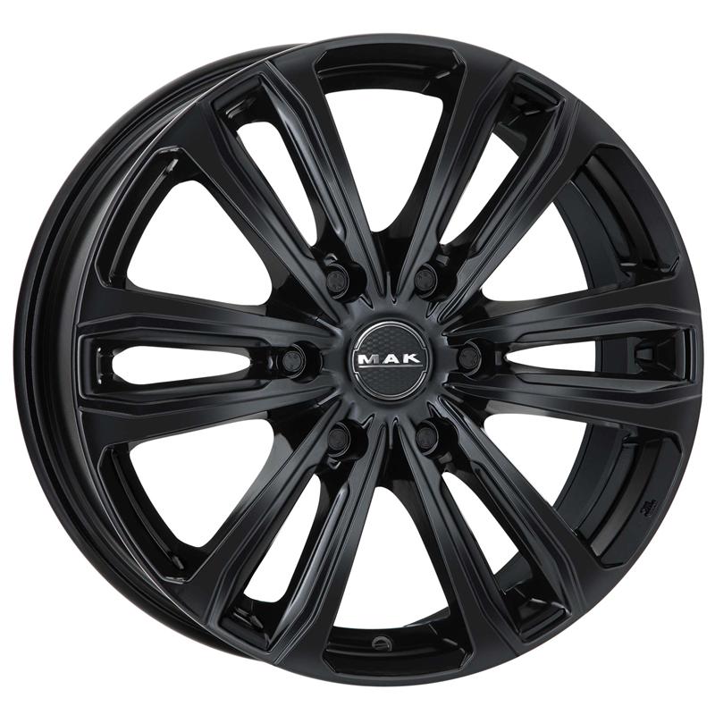 Cerchi in Lega MAK Safari 6 Glossy Black 6 fori 20\" 8.5X20 ET45 6x114.3