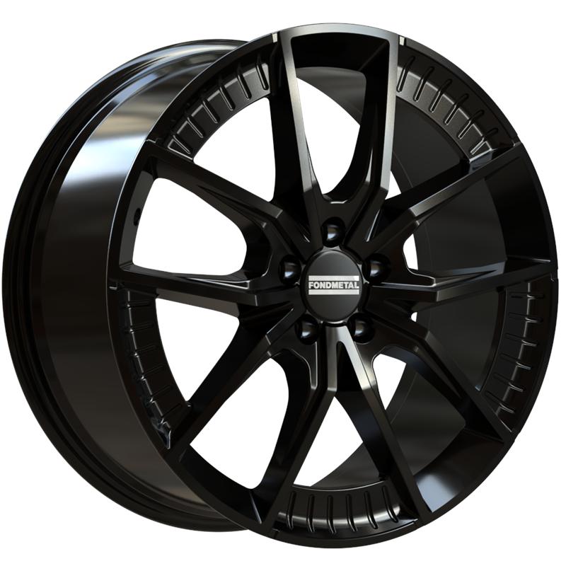 Cerchio FONDMETAL Elatha Glossy Black 5 fori 18\" 8X18 ET45 5x112