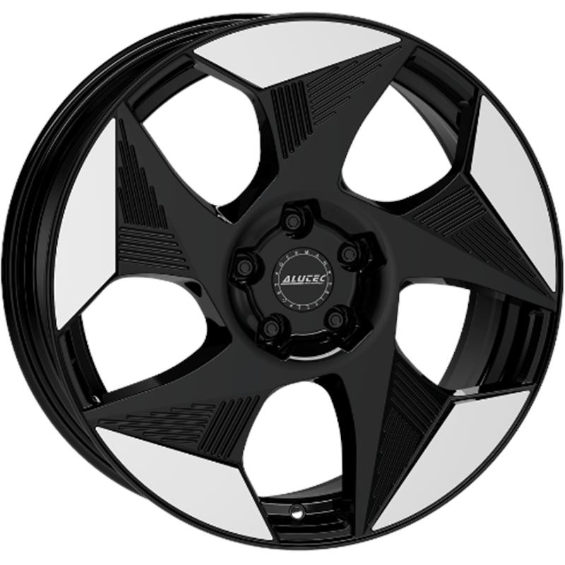 Cerchio AT Solar Diamant Schwarz Frontpoliert 5 fori 19\" 8X19 ET36 5x112