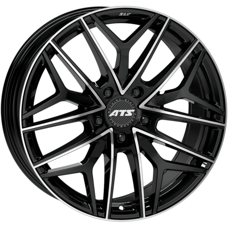 Cerchio ATS Passion Diamant Schwarz Frontpoliert 5 fori 21\" 9X21 ET30 5x112