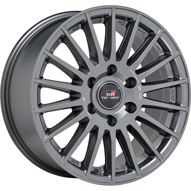 Cerchio OZ RACING Rally Desert TgR-Wrt Matt Graphite Silver Lettering 6 fori 18\" 8X18 ET50 6x139.7