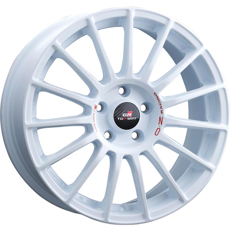 Cerchio OZ RACING Superturismo TgR-Wrt Race White Red Lettering 5 fori 18\" 8X18 ET38 5x114.3